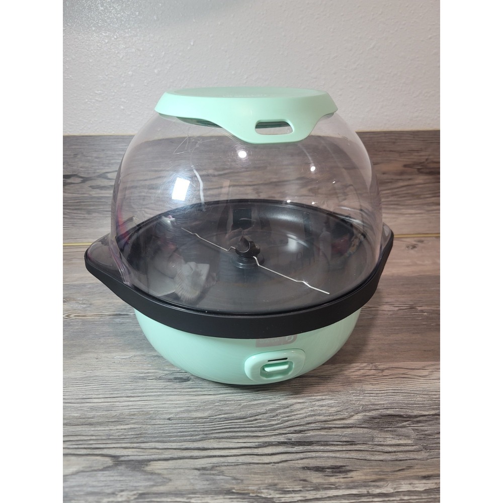 Dash Electric Stirring Popcorn Maker 24 cup Preowned great condition bowl server